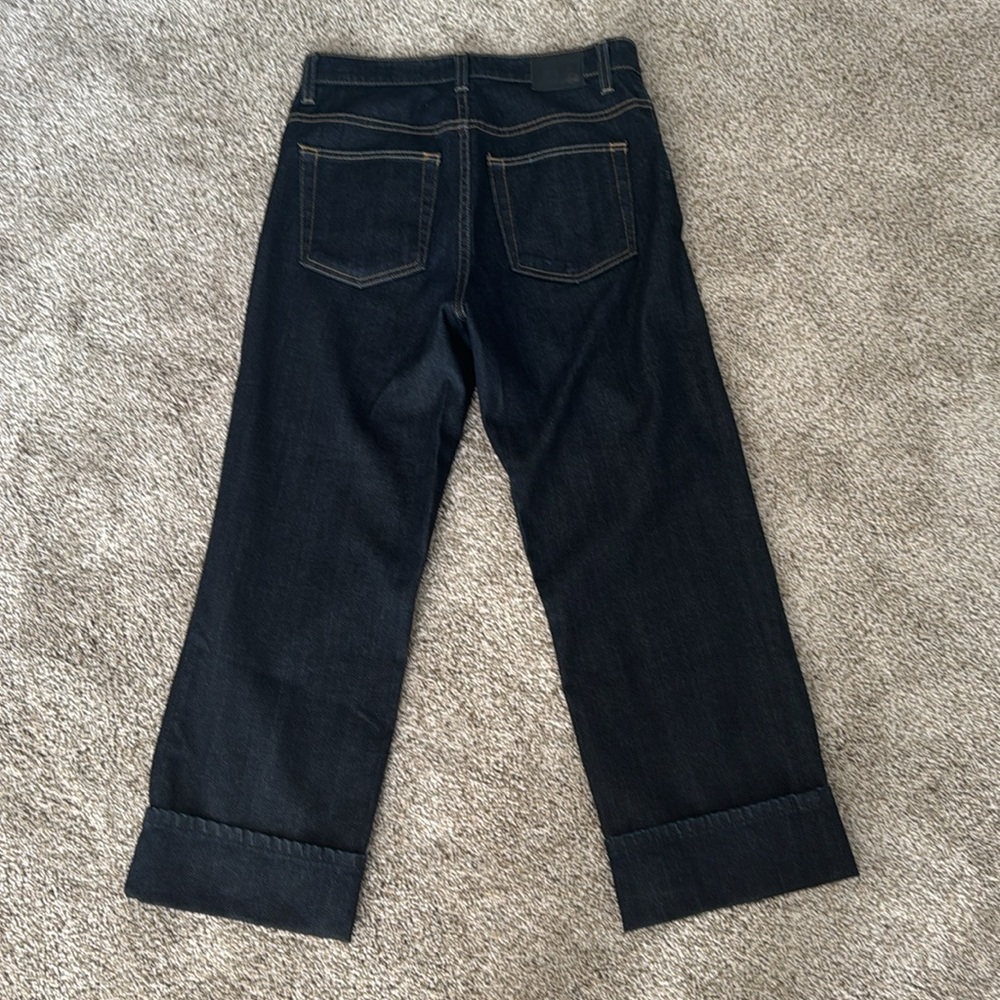 Adriano Goldschmied Dark Blue Cropped  Jeans - Picture 8 of 8